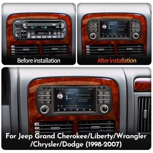 STWEI Android 14 CarPlay Auto para <span class=keywords><strong>JEEP</strong></span> Grand Cherokee Liberty Wrangler Chrysler 1998-2007, Radio para Auto, Reproductor Multimedia GPS Navi - Product Image 3