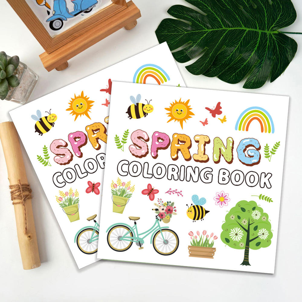 Livre de coloriage TS04-Spring