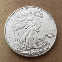 Reproducción de monedas antiguas Sin monedas magnéticas de latón Liberty American Old Years Memory Liberty Godness Coin