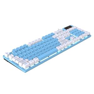 Teclado para Juegos con Bloques de Color, Teclado Mecánico para Juegos Q8, para Computadora, Ratón y Teclado - Product Image 1