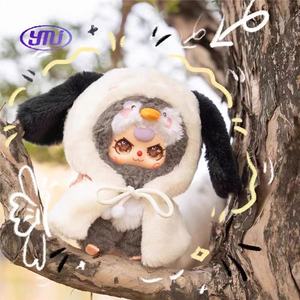 Tendencia 100% Original 6 unids/caja bebé tres I'm Not a Warrior serie vinilo muñecos de peluche BB3 cajas ciegas lindo colgante llaveros - Product Image 5