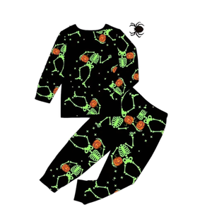 Kinderen Unisex Halloween Loungewear Set 3D Digitale Print Pyjama's Huispak Trendy Mode Jongens Meisjes Fabriek Directe Groothandel Leverancier - Product Image 4