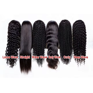 Perruque en dentelle frontale 4x4 en cheveux humains vierges brésiliens Remy, transparente, couleur naturelle, sans perte de cheveux, longue longueur - Product Image 3