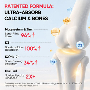 <span class=keywords><strong>D3</strong></span>&K2 Magnesium Zink MCT Olie 60ml Oraal Vloeibare Vitaminen voor Volwassenen & Baby's Bevordert Calciumopname & Gezonde Botten - Product Image 3