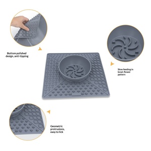 Tazón de Silicona para Alimentación Lenta de Mascotas, para Perros y Gatos, <span class=keywords><strong>Anti</strong></span>-Asfixia, Antideslizante, <span class=keywords><strong>Anti</strong></span>-Vuelco - Product Image 3