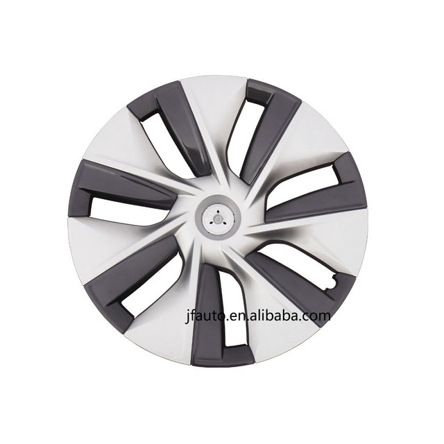 Auto Car PP and ABS Chrome 19 Inch Wheel Hub Covers for Tesla Model 3
