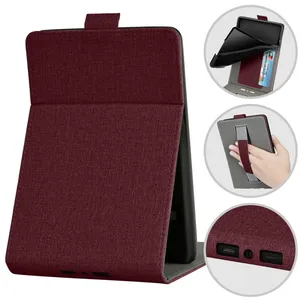Funda Delgada para Tablet con Correa <span class=keywords><strong>de</strong></span> Mano, Soporte y Bolsillo Oculto para Tarjetas, Compatible con Kindle Paperwhite 11.ª Gen. M2L3EK <span class=keywords><strong>2021</strong></span> 6.8 Pulgadas - Product Image 1