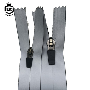 Lanke Fermeture à glissière imperméable réfléchissante à extrémité ouverte et bande réfléchissante à extrémité ouverte Fermeture à glissière étanche avec curseur YG et fermeture à glissière en caoutchouc - Product Image 6