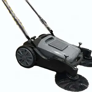 Hand push sweeping machine/handheld floor sweeper manual lawn sweeper