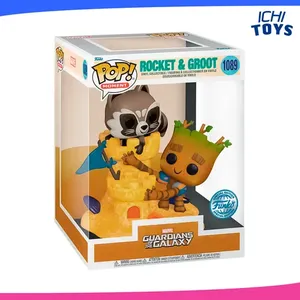 Cho <span class=keywords><strong>Funko</strong></span> <span class=keywords><strong>Pop</strong></span>! Nhân vật hành động độc quyền thiết lập tên lửa tuyệt vời và Đồ chơi mô hình Groot ODM để thu thập phong cách hoạt hình - Product Image 6