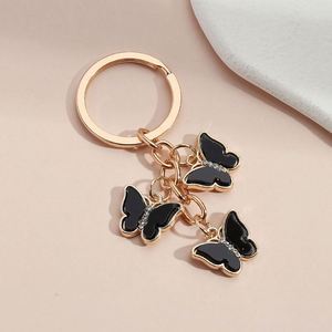 Porte-clés papillon à paillettes et strass Porte-clés mignon Porte-clés animaux en cristal volant avec gouttes d'<span class=keywords><strong>huile</strong></span> Porte-clés pour femmes Accessoires de sac faits à la main - Product Image 6