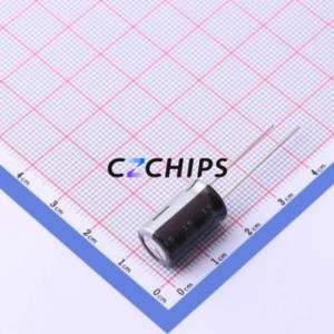 Condensateur électrolytique en aluminium à montage traversant NFA450V10M10*16 LO, montage traversant, D10xL16mm 10uF 20% 450V 85mA-120Hz - Product Image 2