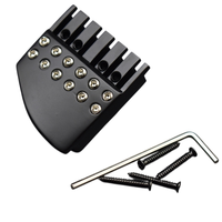 Kunci Gitar Headless 6 Senar Logam Kokoh Warna Hitam Dengan Sekrup Kunci Gitar Headless