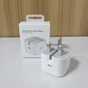 อะแดปเตอร์แปลงไฟ 40W ไดนามิก 60W สูงสุด สำหรับที่ชาร์จ iPhone17 สำหรับที่ชาร์จ iPhone 40W อะแดปเตอร์ USB-C แบบ EU US UK 40W Type-c ที่ชาร์จ iPhone - Product Image 3