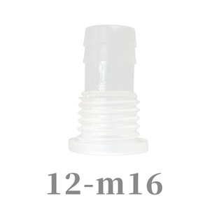 Conector de tubería de plástico de 12 mm M16 con rosca para conexión de tubo flexible - Product Image 2