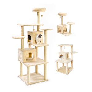 Nuova casa per gatti alta modulare multifunzionale assemblare artigianato fai da te grande torre per gatti condominio - Product Image 1