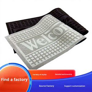 <span class=keywords><strong>Paillasson</strong></span> personnalisé en polyester gaufré antidérapant pour <span class=keywords><strong>entrée</strong></span> d'hôtel commercial et <span class=keywords><strong>immeuble</strong></span> de bureaux, style moderne et simple - Product Image 2