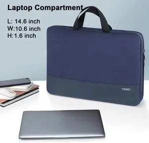 Borsa per Laptop leggera con manico per borsa per custodia per Laptop Slim HP Dell Asus da 15.6 pollici