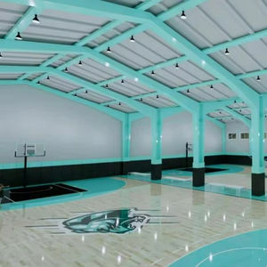 실내 축구 농구 테니스 경기장을위한 맞춤형 조립식 강철 스포츠 건물 및 금속 프레임 체육관 구조 - Product Image 3