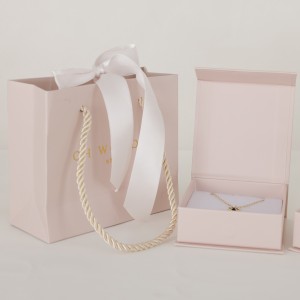 Custom Magnet Paper Cardboard Packaging Velvet <b>Gift</b> Wedding Jewelry <b>Box</b> for <b>Earring</b> Necklace Ring <b>Gift</b> Packaging - Product Image 2