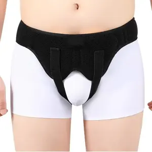 Comfortable Material Hernia Support Brace Pain Relief Recovery Strap 2 Removable Compression Pads Hernia Belt Truss