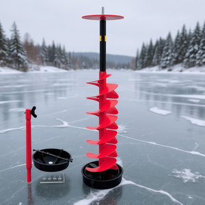 Broca de nailon para hielo de 6 pulgadas de diámetro y 39 pulgadas de longitud con varilla de extensión para pesca en hielo y herramienta de perforación - Product Image 2