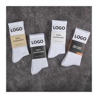 Chaussettes de sport Échantillons personnalisés gratuits Logo Hommes Femmes Coton Antidérapant Course à pied Cyclisme Basketball Chaussettes athlétiques