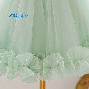 Robe de soirée élégante pour filles, tutu de princesse, col rond, costume de cosplay formel pour enfants de 6 ans, vêtements de fête - Product Image 6