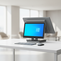 Многофункциональный планшетный POS-терминал (кассовый аппарат) на Windows 11/10 с процессором Intel i5, Bluetooth 5.2/Wi-Fi 6 и опцией приема наличных