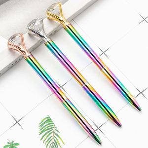 Custom Customized Logo Luxury Diamond Style Metal Ballpoint Crystal Design 1.0Mm Tip Black Blue Ink Promotional <b>Gift</b> Pen - Product Image 3