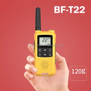 China Bao Feng BF-T22 Type-C Children Suitable Convenient Digital FM Transceiver LED Fashion Long ranger Walkies Talkie