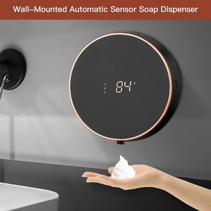 Dispensador de Espuma Desinfectante de Manos Portátil de 300 ml, Dispensador de Jabón en Espuma con Pantalla Digital Inteligente para Montar en la Pared - Product Image 3
