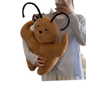 ตุ๊กตา<span class=keywords><strong>แมลง</strong></span>ซีโอเฉียง กล้ามเนื้อใต้ท้องน้อยน่ารัก ของเล่นตุ๊กตาแมลงวันสร้างสรรค์ ตลกขบขัน ของขวัญวันเกิด ขนาด 31-50 ซม. สำหรับเด็ก - Product Image 1