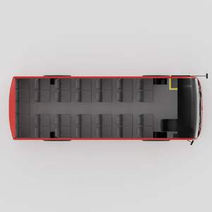 Mini autobús eléctrico DAOD de 30 plazas con batería de fosfato de hierro y litio, rango de 80-350 km Para transporte escolar y <span class=keywords><strong>campus</strong></span> - Product Image 4