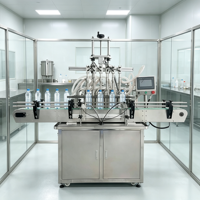 Machine de remplissage automatique BRENU à 4 têtes pour l'eau potable, les jus de fruits, l'huile comestible, les bouteilles en PET et en verre, équipement d'embouteillage