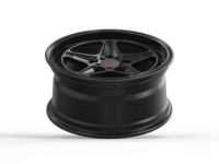 Jantes forgées sur mesure noires 20 21 22 pouces 5x112 5x120 Deep Dish compatibles avec 911 BMW M5 Audi RS7