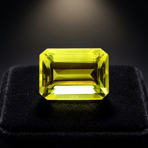 Precio de fábrica al por mayor, alta calidad, 13X18mm, corte Octágono, oro verde natural, cuarzo Limón, piedra preciosa suelta facetada por quilate IGI - Product Image 2
