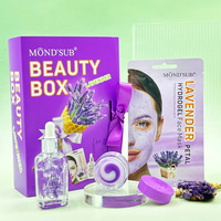 Soins de la peau biologiques de marque privée Coreano Ensemble de soins hydratants pour les lèvres du visage 3 pièces Coffret cadeau Pétales Ensemble de soins de la peau apaisant et éclaircissant