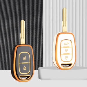 Custodia morbida per chiave a distanza per auto in TPU a 2/3 pulsanti per Renault Kwid Traffic Symbol <span class=keywords><strong>Dacia</strong></span> <span class=keywords><strong>Sandero</strong></span> Logan Duster 2016 - 2018 - Product Image 6