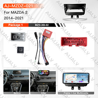 Autoradio 12,3 pouces compatible avec Mazda 2 2014-2021, CarPlay sans fil, Android Auto, autoradio d'origine