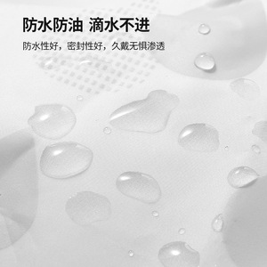 Shower Cap Thickened PVC Waterproof Dustproof For Bath Kitchen Cleaning Adult Use Gray And Pink - Product Image 2