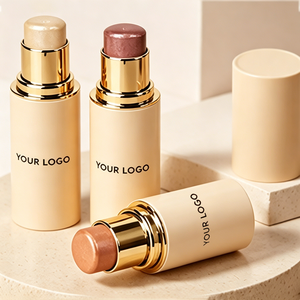Stick de maquillage multi-usages 13 couleurs, effet scintillant, illuminateur et contour, <span class=keywords><strong>crème</strong></span> végane, marque privée, logo personnalisé - Product Image 1