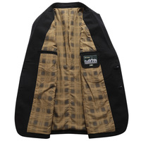Chaqueta de negocios informal para hombre Tops Trajes de doble botonadura de tamaño pequeño para jóvenes Abrigo de moda