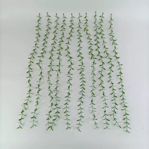 Xiaoyu Floral Art Artificial Willow Branches <b>Light</b> Green Plastic <b>Vines</b> For Ceiling Decoration And Landscaping - Product Image 2