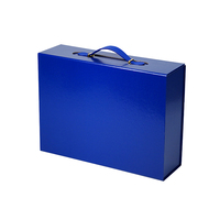 En stock, boîte cadeau magnétique pliable avec poignée, logo personnalisé, boîte rigide pliable, 3 tailles pour l'emballage de vêtements, de cosmétiques et de perruques