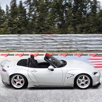 Offre Spéciale Mazda MX5 ND diffuseur de lèvre avant becquet couverture de passage de roue Kit de carrosserie haute qualité Rocket Bunny Style fabriqué en fibre de verre nouveau