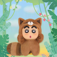 100% Officiel Authentique 52TOYS Pendentif en Vinyle et Peluche Boîte Mystère Série Big Tails 4 Pièces/Boîte Porte-clés Suspendus Jouets Kawaii