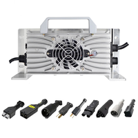 CHAOCHENBEN CCB-LDCZ12V40A Chargeur de batterie au lithium haute puissance 12V40A 500W à charge rapide pour voitures et camping-cars Lifepo4 Li-Ion