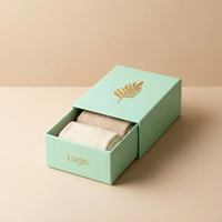 Boîte de rangement pour chaussettes en papier kraft recyclable, résistante à la chaleur, avec finition mate, pour l'emballage de chaussettes chaudes, vente en gros