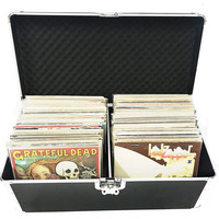Étui pour disques vinyles LP de 7 pouces de haute qualité, 200 pièces, en aluminium rigide avec accessoires haut de gamme, sacs et étuis pour CD durables